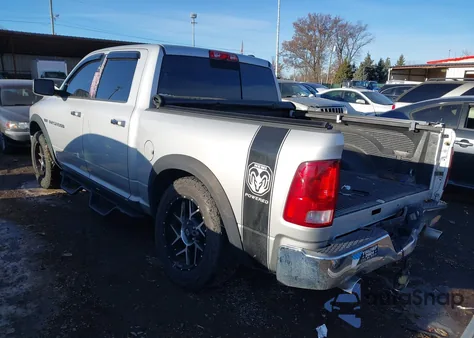 2012 Ram 1500 Slt из США, поврежденный, VIN 1C6RD7LT7CS190535